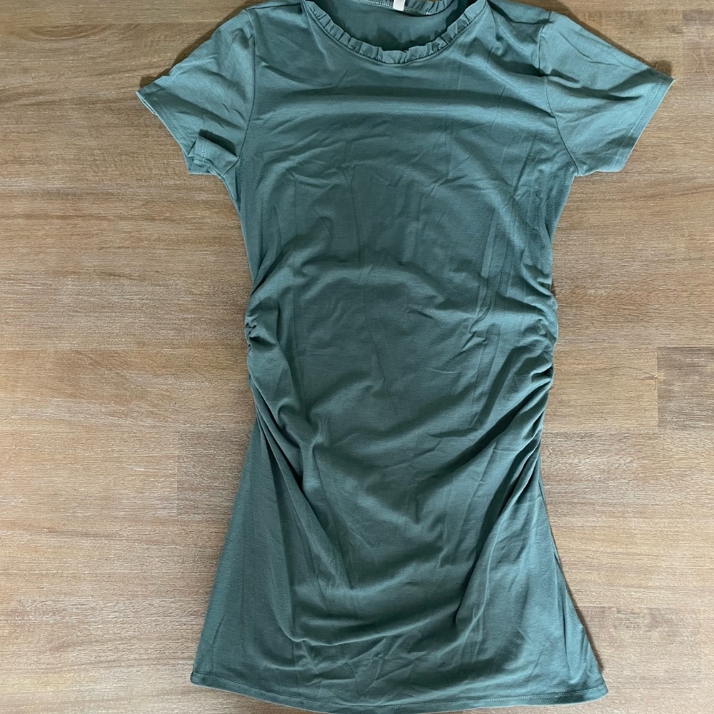 Pink Blush Maternith t shirt dress